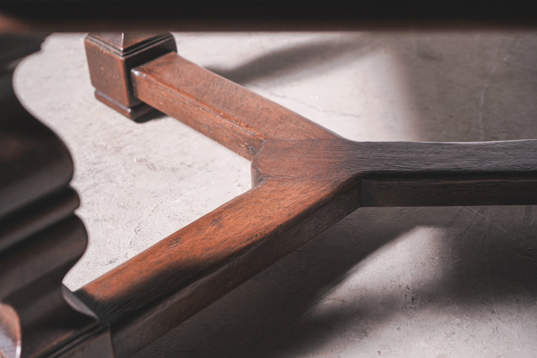 アンティークオークローテーブル