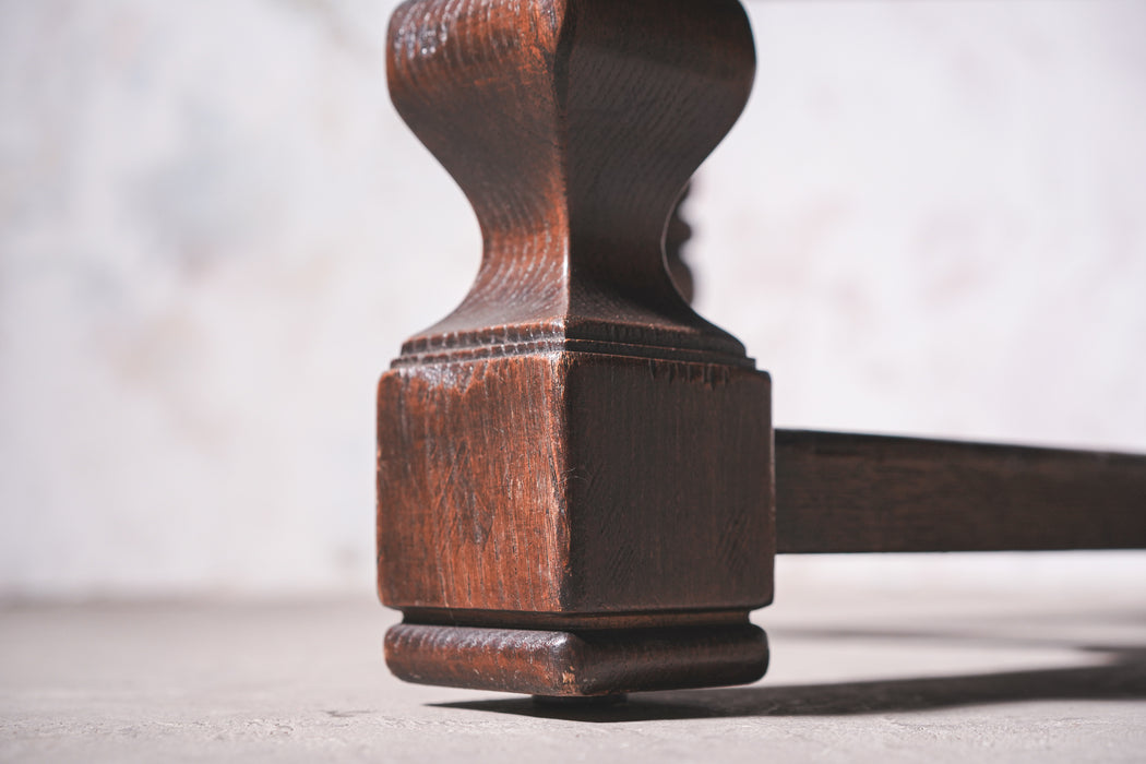 アンティークオークローテーブル