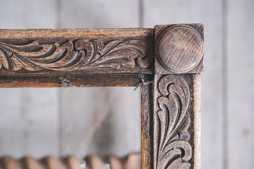 アンティークガラステーブル