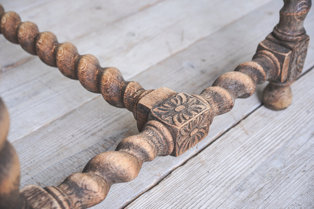 アンティークガラステーブル