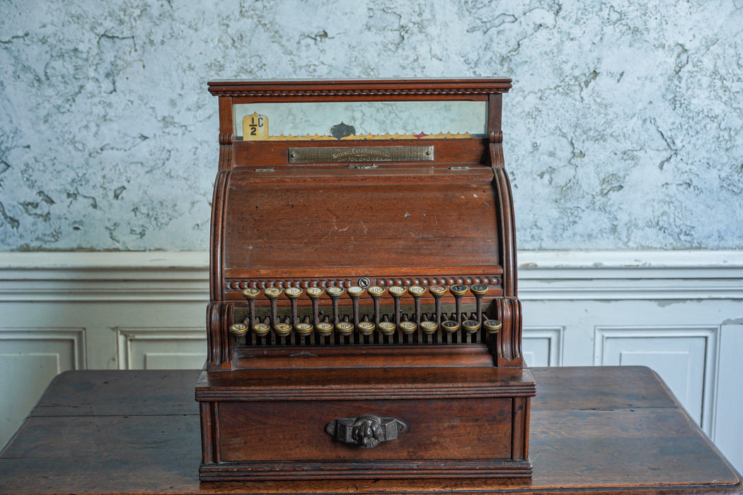 Antique cash register