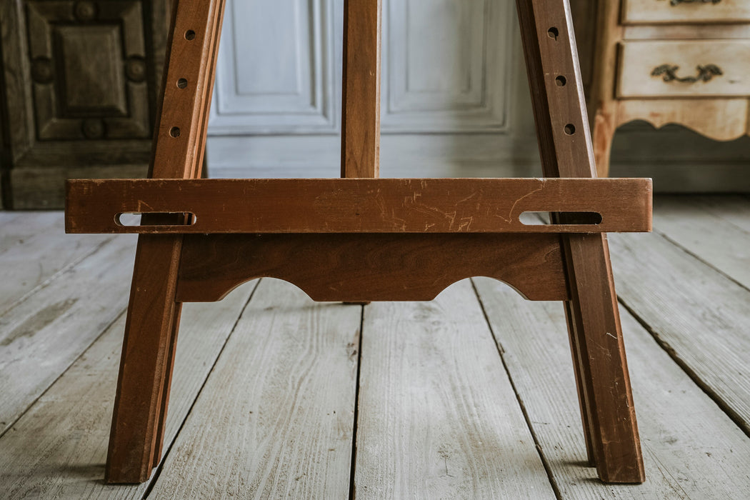 Antique easel