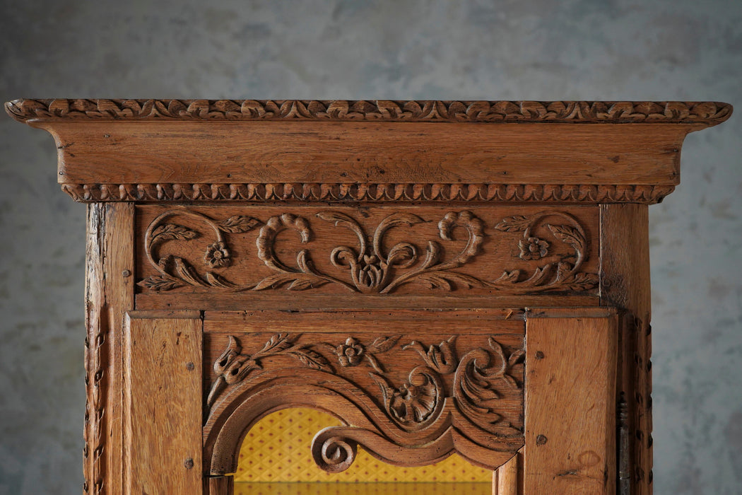 antique glass cabinet