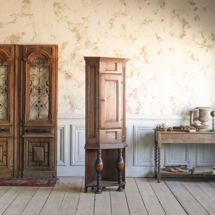 Antique corner cabinet