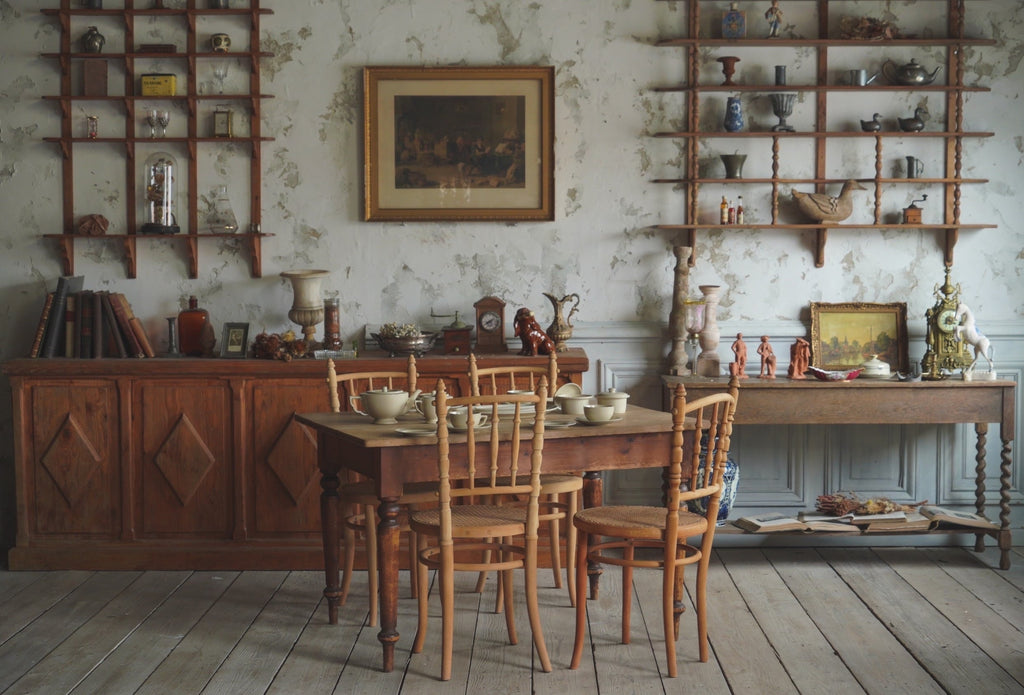 アンティークダイニングテーブル＆チェアセット — Antique Shop IWARE