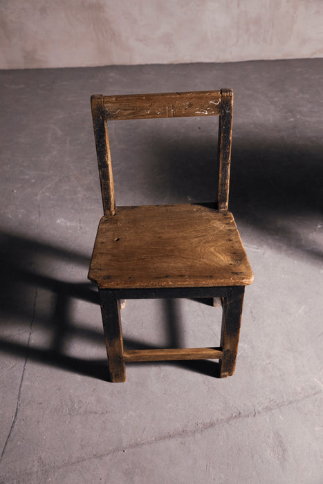 Antique Kids Chair &amp; Desk Set